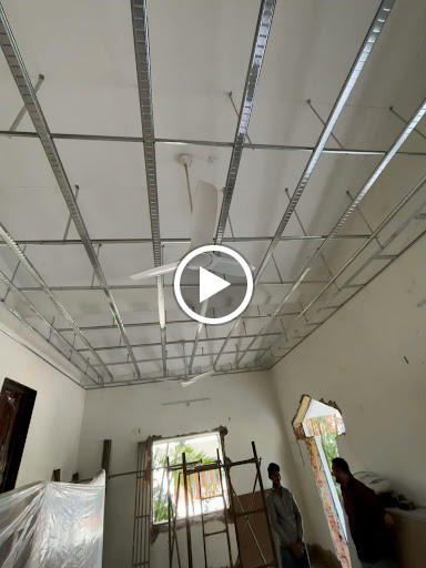 Gypsum false ceiling framing work post image