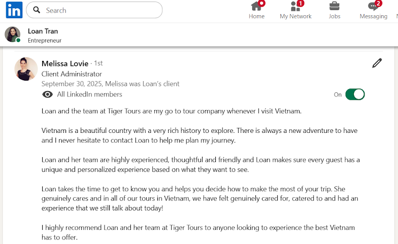 Tiger Tours Vietnam by null