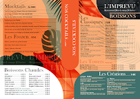 Menu L'Imprévu Page 2