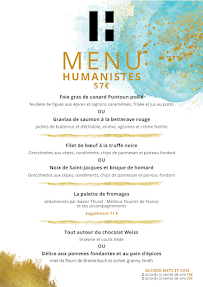 Menu Restaurant Les Humanistes Page 3