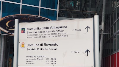 Servizio Politiche sociali Comune di Rovereto 3° piano