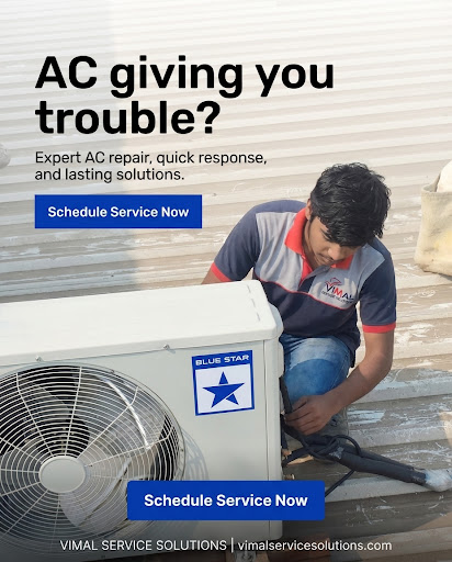 AC Repair in Prahladnagar, Ahmedabad? Vimal Service Solutions provides fast, professional, and re… post image