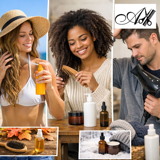 Healthy, shiny hair needs care all year round. At Ally's Family Beauty Saloon in Tirumalagiri, Se… post image