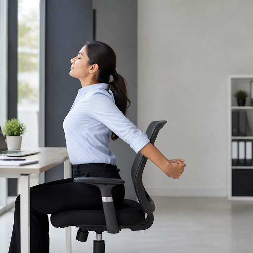Spending long hours at a desk can cause neck, back and shoulder pain, especially if posture is no… post image