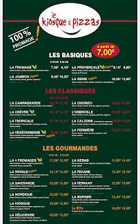 Menu Le Kiosque à Pizzas - Amboise Page 2
