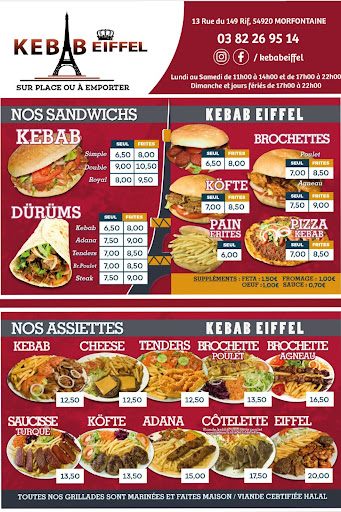 Photo 1 - Kebab Eiffel Morfontaine Cité