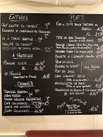 Menu Bistro Le Châtelet Page 1