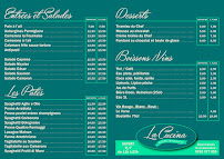 Menu La Cucina Page 2