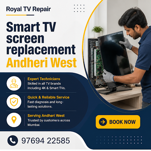 Need a trustworthy TV repair expert in Andheri West? At Royal TV Repair, we're the top choice for…