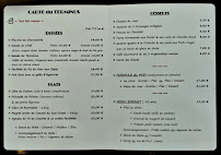 Menu Restaurant Le Terminus Page 1
