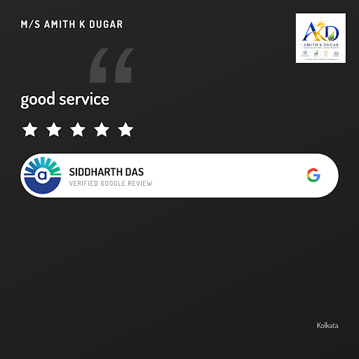 SIDDHARTH DAS's experience with M/s Amith K Dugar's expert financial guidance has been nothing sh… post image