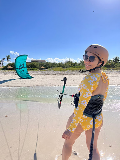 TROPIKAL Kitesurf Wing Foil Kite School El Cuyo Yucatan Mexico - Thumbnail