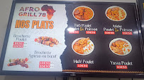 Menu Afro Grill Page 1