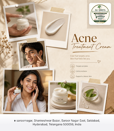 Visit AL Shifa Skin Care Centre for expert acne treatment with our specialized cream. Find a trus… post image