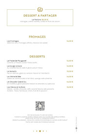 Menu Le George V Page 3