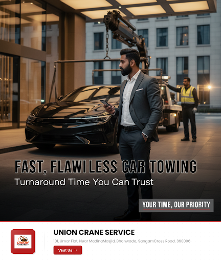 Car towing post image