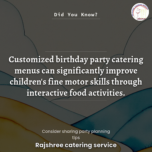 Customized birthday party menus have the power to enhance children's fine motor skills through en… post image