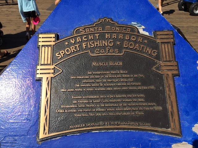 Santa Monica Pier Historical Plaques