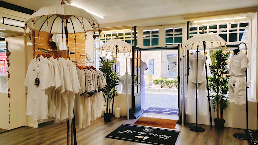 Blanc du Nil, vêtements homme et femme, remparts de Guérande Logo