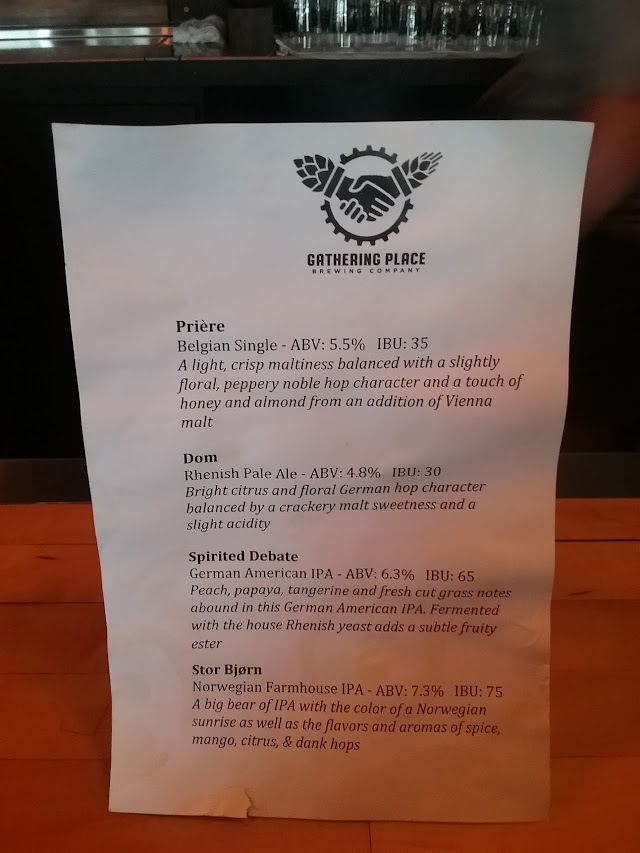 Gathering Place Brewing Company