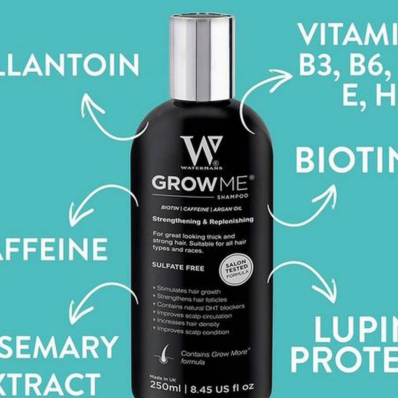 Højde Outlook Ved en fejltagelse WATERMANS HAIR GROWTH PRODUCTS-GROW ME SHAMPOO,CONDITIONER & ELXIR - Beauty  hair care products