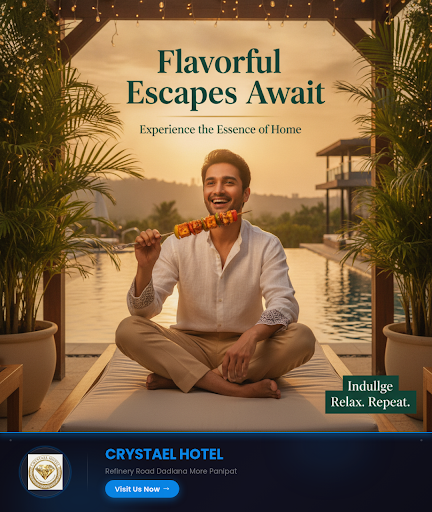 As the sun sets over the tranquil surroundings of Panipat, our resort hotel, CrystaEl, comes aliv… post image