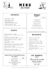 Menu Bande à part Page 1