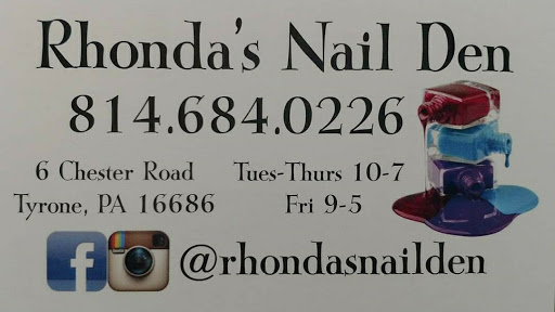 Rhonda's Nail Den Logo