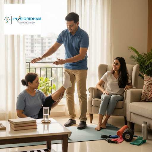 Struggling with pain but unable to visit a physiotherapy clinic near you regularly? Physioridham… post image