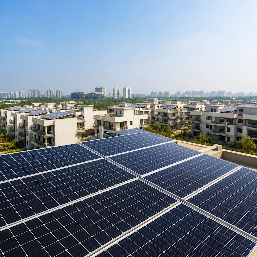 Bring down your common-area electricity bills with a smart rooftop solar system designed for apar… post image