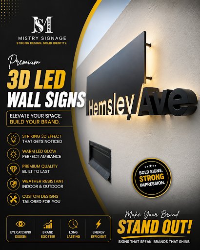 Premium 3D LED Wall Signs Make Your Brand Stand Out. post image