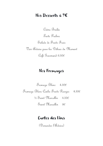 Menu L’Assiette du Roy Restaurant Steak House Page 5