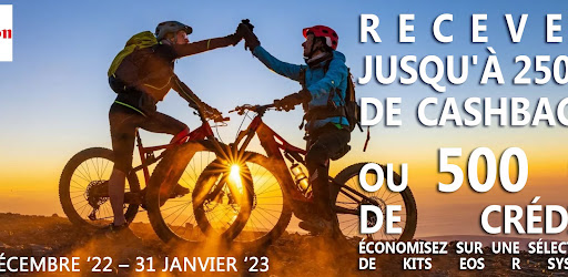 ❄️EOS R PROMOTION HIVERNALE CASHBACK/CRÉDIT ❄️ : 
👉 Du jeudi 1 décembre 2022 au mardi 31 janvier 2023.
👉 Recevez un bon d’achat pour des objectifs RF ou des accessoires Canon jusqu’à € 500 à l’achat d’un produit participant. 
Ou choisissez jusqu’à € 250 de cashback sur votre achat.
👉 https://photoflameng.com/promotions-cashback-canon.html?id_appagebuilder_profiles=17#credit
#cashback #cashbackcanon #photoflameng #promocanon #actioncanon #appareilphoto