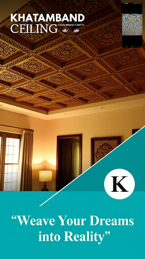 Transform your home with stunning Khatamband ceiling designs from Srinagar, Jammu and Kashmir! Ex…