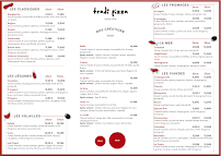 Menu Tradi Pizza - Quint-Fonsegrives Page 1