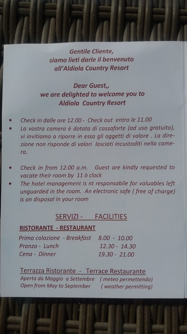 Aldiola Country Resort