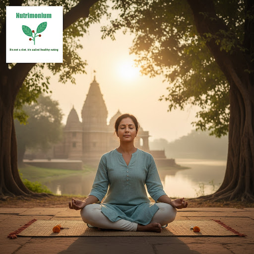 Discover the transformative power of yoga and meditation at Nutrimonium By Dietician Dimpa in Cha… post image