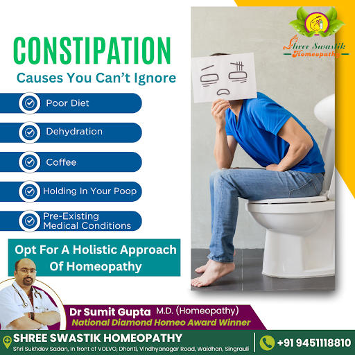 "कब्ज के लक्षण: पेट में दर्द, गैस, असामान्य मल त्याग, और भारीपन। ☹️ post image