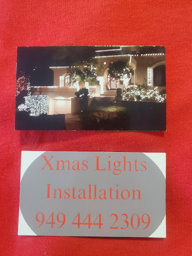 xmas lights installation