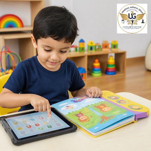 Give your child a smart start with talking books and app-based learning at GURU GLOBAL PRESCHOOL… post image