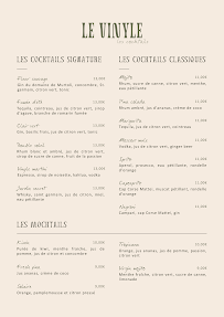 Menu Restaurant Le Vinyle - Porto-Vecchio Page 5