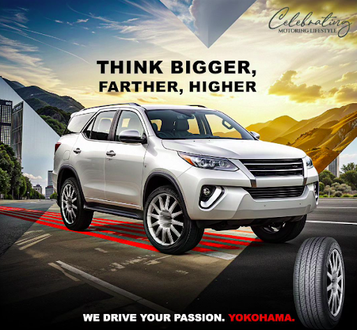 Think Bigger, Farther, Higher. With Yokohama, celebrate the motoring lifestyle. Yokohama tyres po… post image