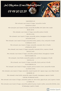 Menu JOE'S BBQ Page 1