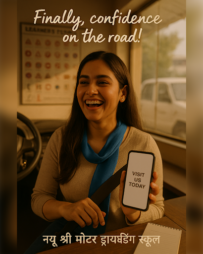Unlock the thrill of driving with New Shri Motor Driving School, the best in Sukhsagar Nagar, Kat… post image
