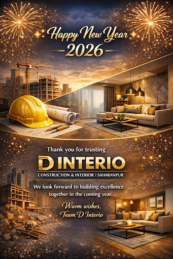 🌟 D INTERIO – CONSTRUCTION & INTERIOR, SAHARANPUR post image
