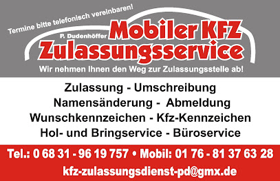 Mobiler Kfz Zulassungsdienst
