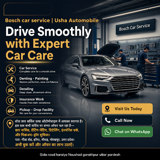 Trust Usha Automobile for expert car service using Bosch diagnostics. Our team provides reliable,…