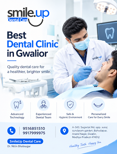 Looking for the Best Dental Clinic in Gwalior? SmileUp Dental Care provides professional and pati… post image