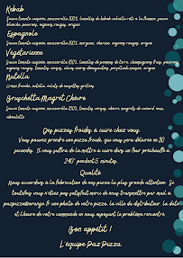 Menu Distributeur de pizza Page 1