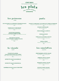 Menu Chez Max Page 2